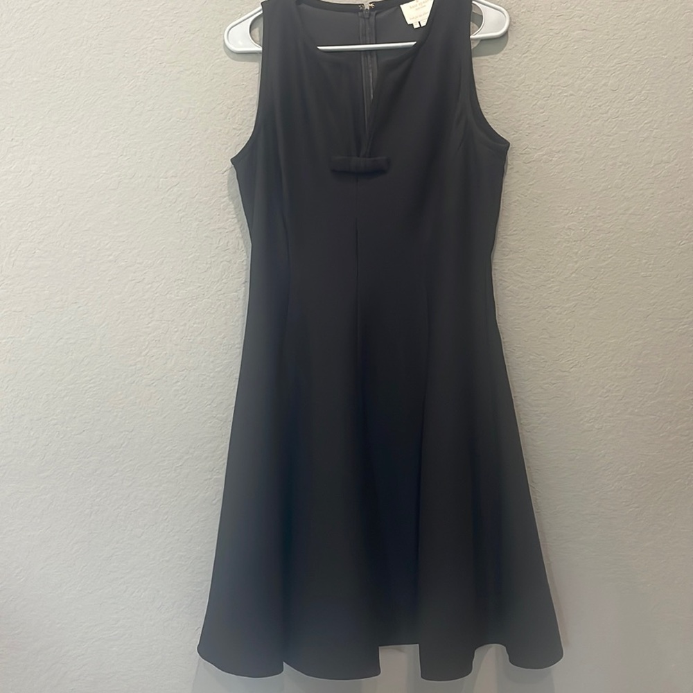 Kate Spade V split Bow detail fit and flare dress